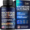 Magnesium Glycinate w/Glycine & Taurine - Magnesium for Sleep - 120 Caps