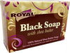 Black Soap with 100% Natural Shea Butter by Royal - Best Treatment For Stretch Marks, Wrin - Image 2
