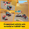 LEGO Creator 3 in 1 Flatbed Truck with Helicopter Toy, Transforms from Flatbed Truck Toy t - Image 3