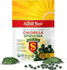 Sunlit Best Organic Chlorella Spirulina Tablets, Vegan Protein Iron, 500CT