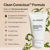 Honest Beauty Sensitive Skin Calming Cream Cleanser, Unscented, 4 fl oz - Personal Care - Image 4