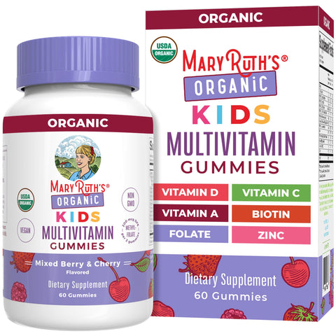 Maryruth'S USDA Organic Multivitamin Gummies, Ages 4+, Kids Vitamins, 60ct - Personal Care