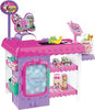 Disney Junior Minnie Mouse Marvelous Market, Pretend Play Cash Register with Realistic Sounds, 38 Play Food Pieces and Accessories, Kids Toys for Ages 3 Up by Just Play