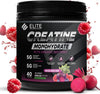 Elite Wellness Berry Flavor Creatine Monohydrate with Organic Beetroot Supplement - Supports Muscle Strength, Stamina, Cognitive Function & Athletic Performance, Gluten & Dairy Free, NSF Qualified