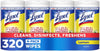 Lysol Disinfecting Wipes, Multi-Surface Cleaner, Lemon, 80 ct. (4 Pack)
