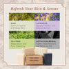 Mary Case Variety Bar Soap Set of 4– Natural Soap with Olive & Coconut Oils - Personal Car - Image 5