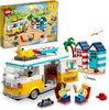 LEGO Creator 3 in 1 Beach Camper Van Building Kit, Transforms from a Campervan to Ice Cream Shop to House, Great Gift for Surfer Boys and Girls, Pretend Play Beach Life, 31138