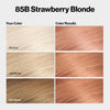 Revlon ColorSilk with Bond Repair Hair Color, 85B Strawberry Blonde, 3pk - Image 2