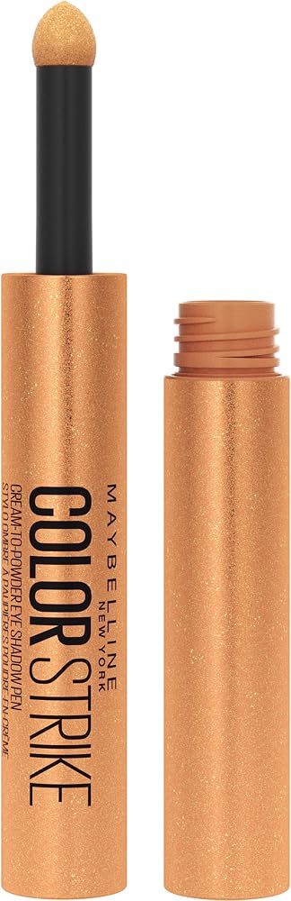 Maybelline New York Color Strike Eye Shadow Pen, Cream To Powder Finish, 45 Flash