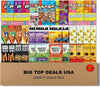 BIG TOP DEALS USA Variety Snack Box 48 Count Candy, Chips & Snacks Assortment Care Package - Image 1