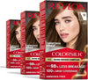 Revlon ColorSilk with Bond Repair Hair Color, 51 Light Brown, 3pk - Image 1