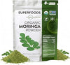 MRM Organic Moringa Powder - For Women & Men, Vegan - 60 Servings
