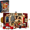 Lego Harry Potter Gryffindor House Banner Set 76409 With LEGO Building Elements, Hogwarts Castle Common Room Toy or Wall Display, Fold Up Travel Toy, Collectible with 3 Minifigures For 9+ Years