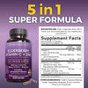 Viva Naturals Elderberry with Vitamin C and Zinc for Adults - 5 in 1 Sambucus Black Elderb - Image 2