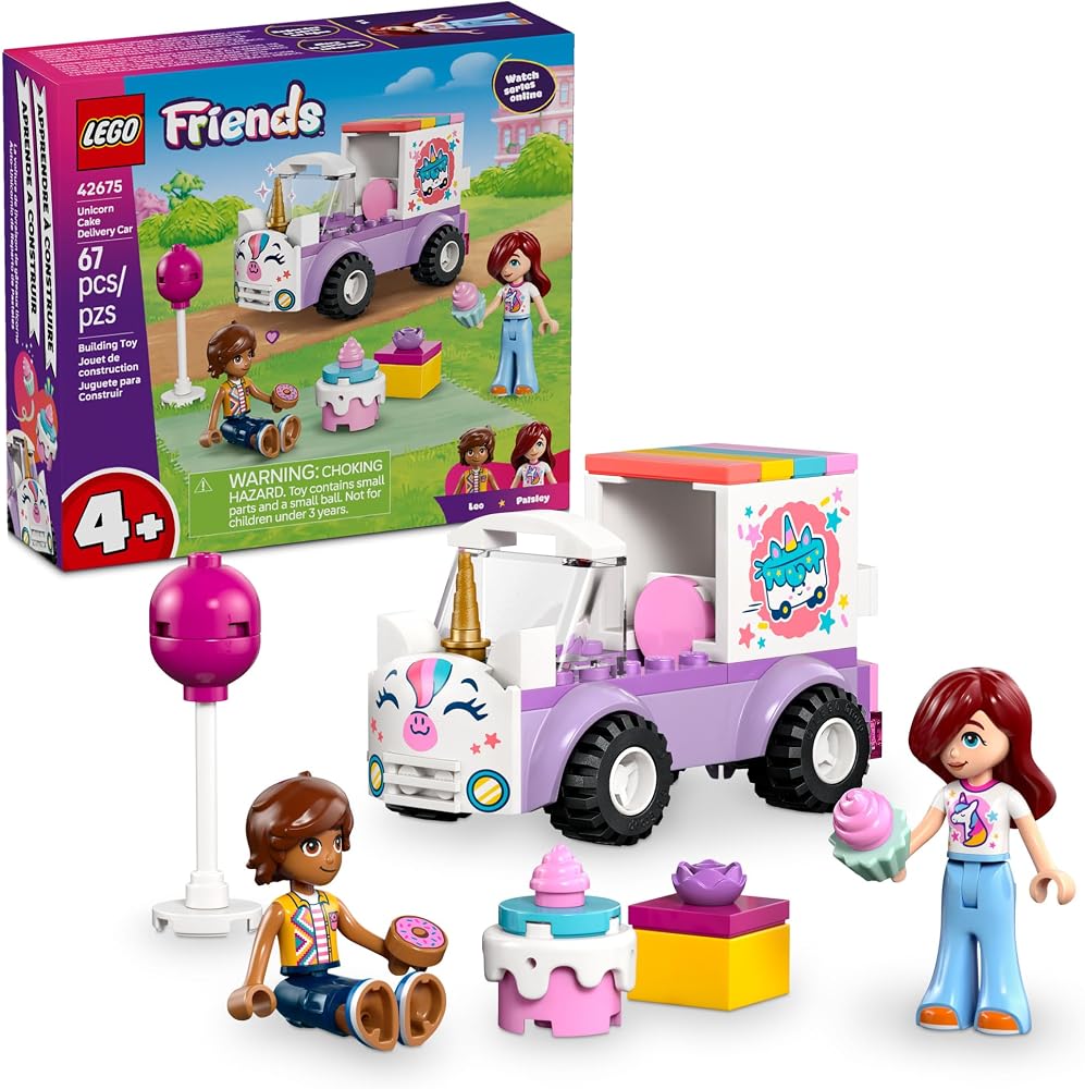 LEGO Friends Unicorn Cake Delivery Car 42675
