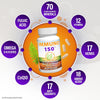Immuno 150, Immune Support Supplement, 150 Vegetable Capsules - Image 3