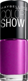Maybelline New York Color Show Nail Lacquer, Purple Icon, 0.23 Fluid Ounce