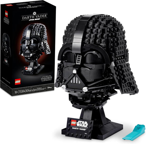 LEGO Star Wars Darth Vader Helmet Building Set for Adults - Collectible Model Kit for Men & Women, Ages 18+ Years - Gifts for Christmas for Men & Women - 75304