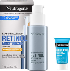 Neutrogena Rapid Wrinkle Repair Moisturizer SPF 30 + Trial Cleanser, 2 pk - Personal Care