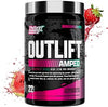 OUTLIFT Amped Max Dosed HIGH STIM Pre Workout Powder 6G Citrulline, 3.2G Beta Alanine, Alpha GPC, CognatiQ, Extreme Energy, Massive Pumps, Electrolytes (Strawberry Watermelon, 22 Servings)
