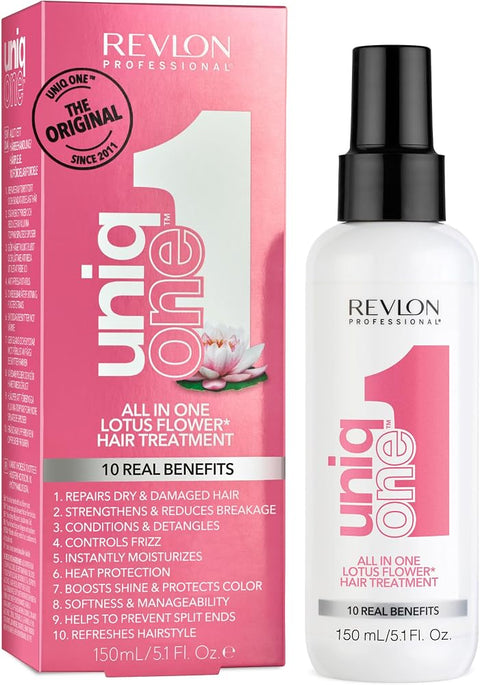 REVLON PROFESSIONAL UniqOne 10-in-1 Hair Treatment, Lotus Flower, 5.1 Fl Oz