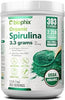 biophix Organic Spirulina Powder, 2.2 Lbs 100% Pure Spirulina Blue Green Algae Powder, Vegan, Non-Irradiated, USDA Certified, Best Protein Superfood