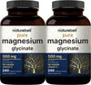 NatureBell Pure Magnesium Glycinate 500mg Per Serving, 2 Pack, 480 Capsules