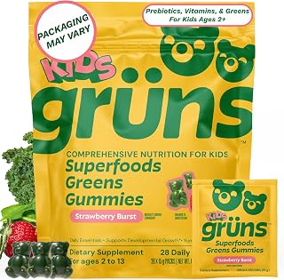Gruns Kids Multivitamin Kids Greens Gummies, 28 ct