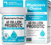 Physician's CHOICE Probiotics 60 Billion CFU - 10 Strains + Organic Prebiotics - Immune, D - Image 1