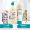 Aveeno Kids Sensitive Skin Face & Body Wash With Oat Extract, 18 fl. Oz with Aveeno Sensit - Image 2