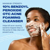Differin Acne Foaming Face Wash, Max Strength, 10% Benzoyl Peroxide, 5oz - Personal Care - Image 4