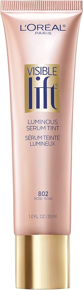 L'Oreal Paris Cosmetics Visible Lift Luminous Serum Tint, Rose, 1 Fluid Ounce - Personal Care