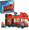 LEGO City Red Double-Decker Sightseeing Bus Toy Vehicle Set, Birthday Gift for 7 Year Olds - Image 1