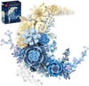 Blue Moon Flower Building Set, Botanicals Wall Art Decor