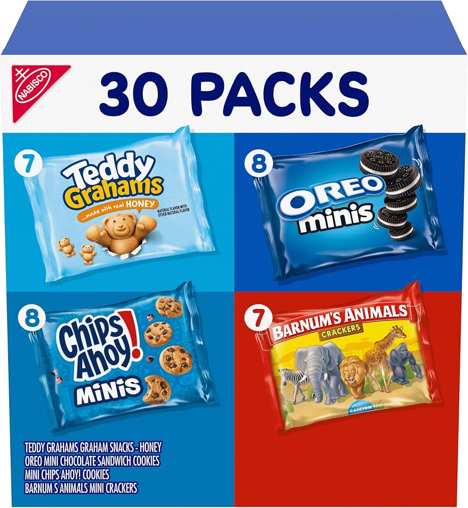 Nabisco Team Favorites Snacks Variety Pack, 4 Flavors, 30 Snack Packs - Personal Care