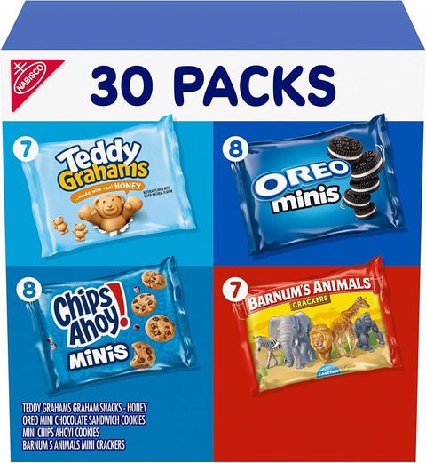 Nabisco Team Favorites Snacks Variety Pack, 4 Flavors, 30 Snack Packs - Personal Care