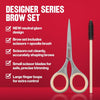 Revlon Designer Series 2-Piece Brow Set with Scissors & Spoolie Brush - Image 3