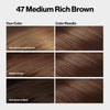 Revlon ColorSilk with Bond Repair Hair Color, 47 Medium Rich Brown, 3pk - Personal Care - Image 2