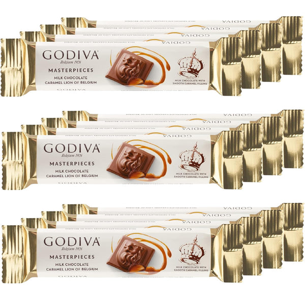 Godiva Masterpieces Milk Caramel Lion Bar 1 oz