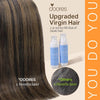 DOORES Clip in Hair Extensions Human Hair, Fast 5 Minutes Installation - Image 4