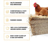 Eaton Pet and Pasture 10 Pack Nesting Pads for Laying Hens, 13 x 13 Inch - Image 2
