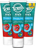 Tom's of Maine Kids Fluoride Free Toothpaste, Silly Strawberry, 3Pk, 5.1 oz - Image 2