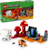 LEGO Minecraft The Nether Portal Ambush Adventure Set, Building Toy for Kids with Action Figures and Battle Scenes, Minecraft Toy for Boys, Girls and Gamers Ages 8 and Up, 21255