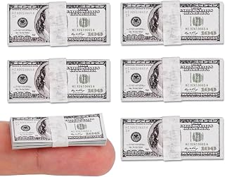 1:6 Scale Mini Money 150Pcs Doll Dollar Bills Dollhouse Miniature
