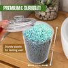Skywin Small Plastic Laundry Jars with Lid 4.3 x 4.3 x 7.7 Inches, Laundry Detergent Jar f - Image 2