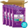 Poise Incontinence Pads for Women, 3 Drop, Long, 96 ct - Image 3