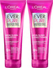 L'Oreal Paris Sulfate Free Iron Sleek Smoothing Shampoo and Conditioner Set, Frizz Control - Image 2
