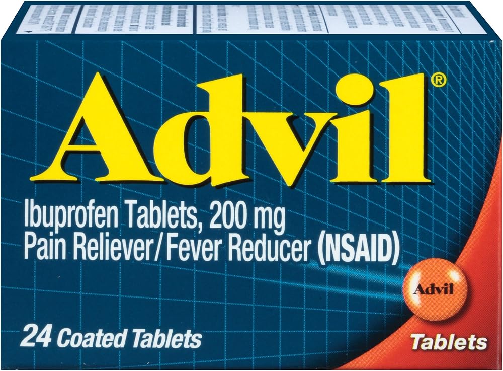 Haleon Advil Tablets, Ibuprofen 200mg, Pain Relief, 24 Tablets - Personal Care