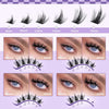 B&Qaugen Lash Clusters B62 Clusters Lashes 144 PCS Eyelash Clusters D Curl 8-18 Individual - Image 4
