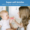 Dr. Brown's Infant-to-Toddler Toothbrush, Pink Elephant, 0-3 Years - Image 2